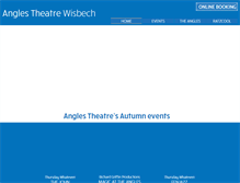 Tablet Screenshot of anglestheatre.co.uk
